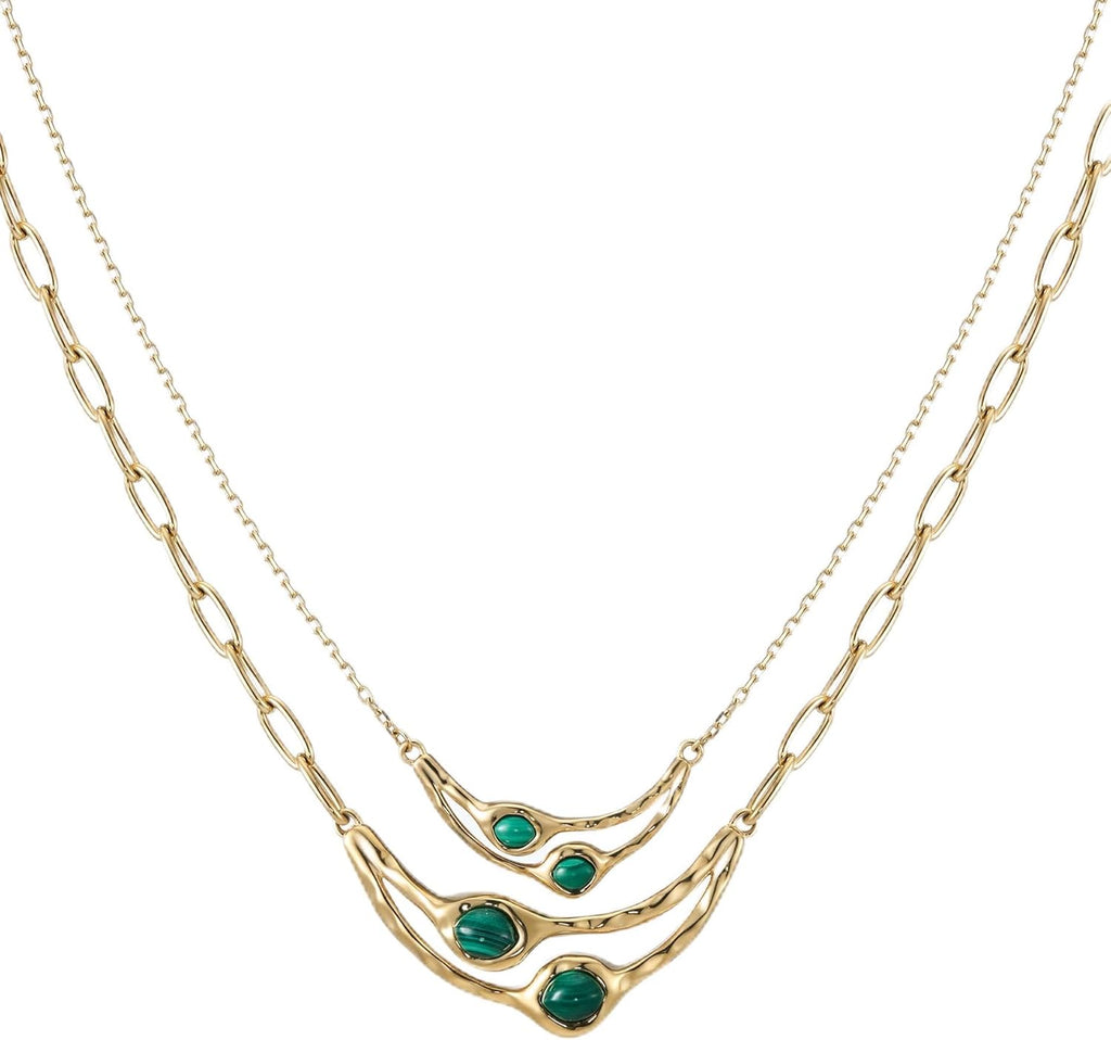 Malachite Layered Necklace