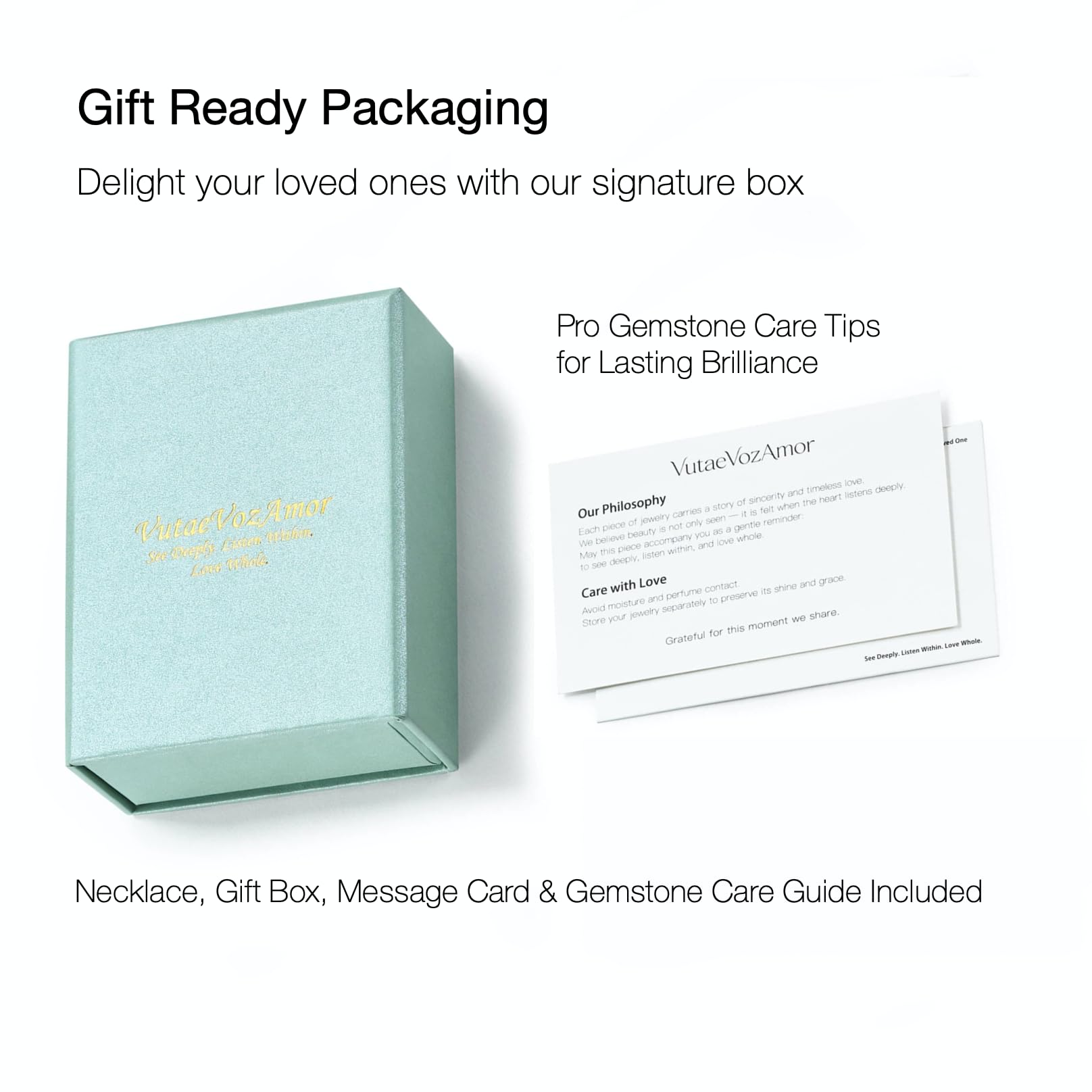 Lapis Lazuli Jewelry Collection, PVD 14K Gold Plated 316 Stainless Steel Waterproof & Non Tarnish Necklace & Earring Set