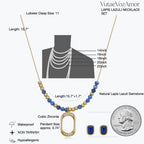 Natural Blue Lapis Lazuli Necklace