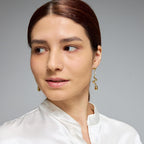 Liquid Metal WaterDrop Dangle Earrings